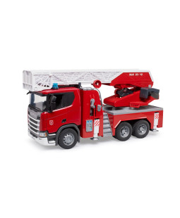 Bruder 3591 Hasičské auto Scania Super 560R s žebříkem