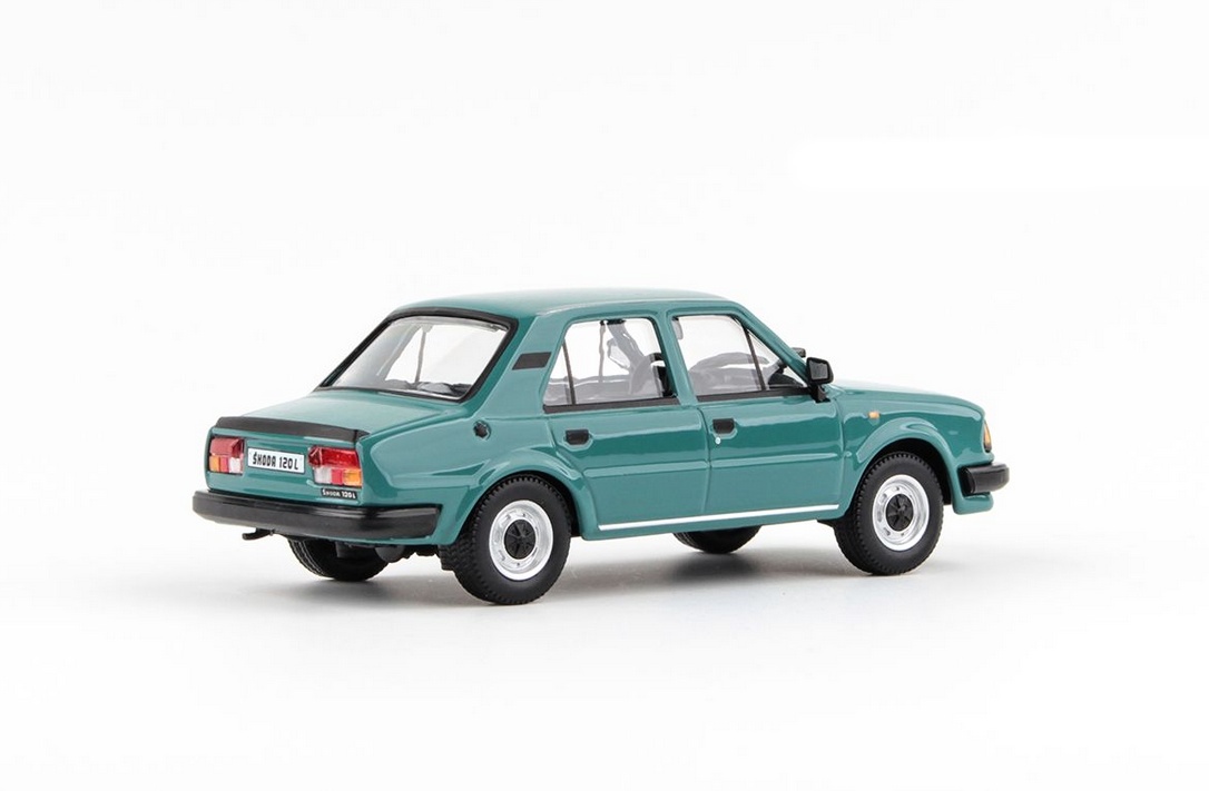 Abrex Škoda 120L (1984) Tyrkysová Světlá 1:43