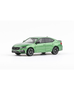 Abrex Škoda Octavia IV RS (2020) Zelená Cosmic Metalíza 1:43