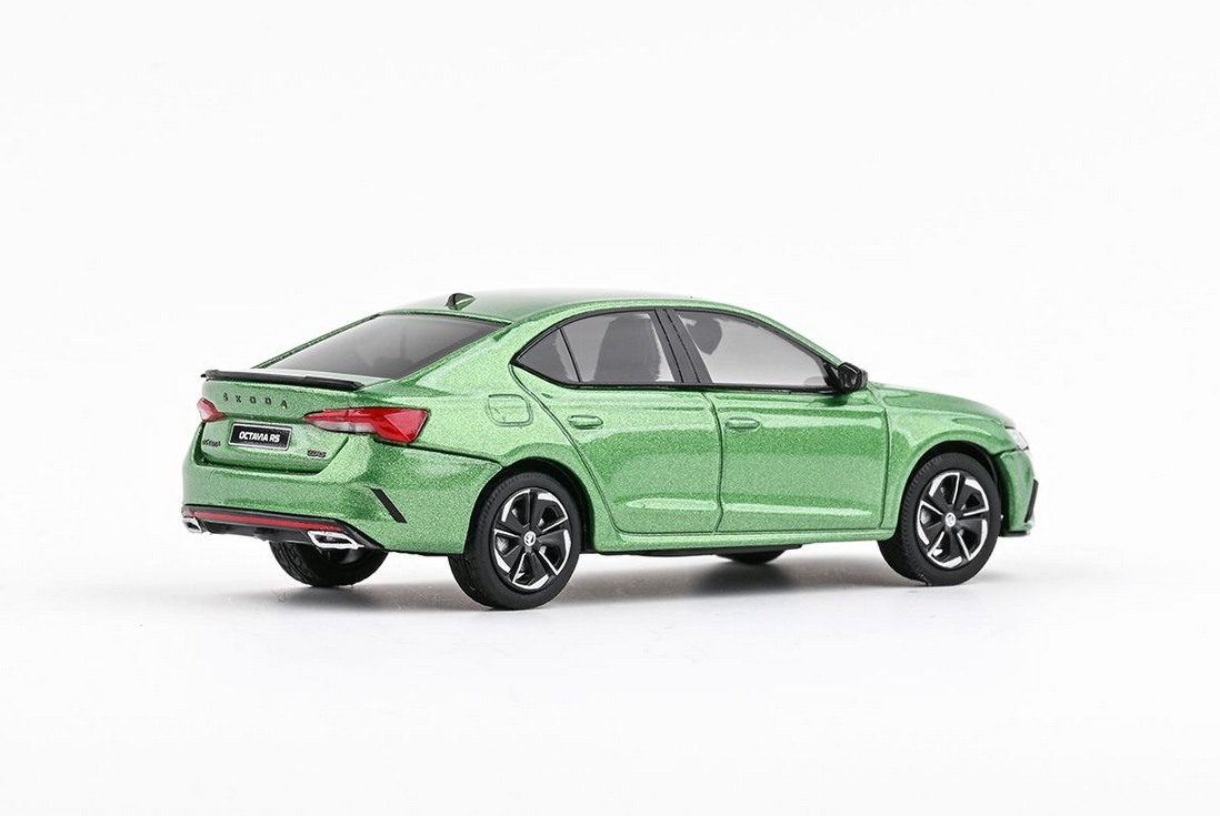 Abrex Škoda Octavia IV RS (2020) Zelená Cosmic Metalíza 1:43