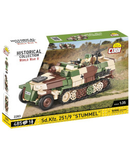 Cobi 2283 II WW Sd. Kfz. 251/9 STUMMEL, 1:35, 485 kostek