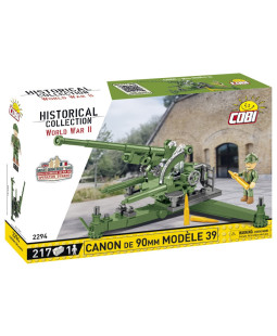 Cobi 2294 III WW Canon de 90 mm Modele 39, 1:35, 217 kostek