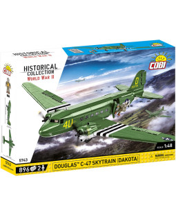 Cobi 5743 II WW Douglas C-47 Skytrain (Dakota), 1:48, 896 kostek