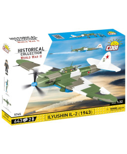 Cobi 5745 II WW Iljušin IL-2 (1943), 1:32, 643 kostek