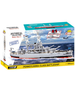 Cobi 4842 II WW Pennsylvania Class Battleship 2v1, 2088 kostek 