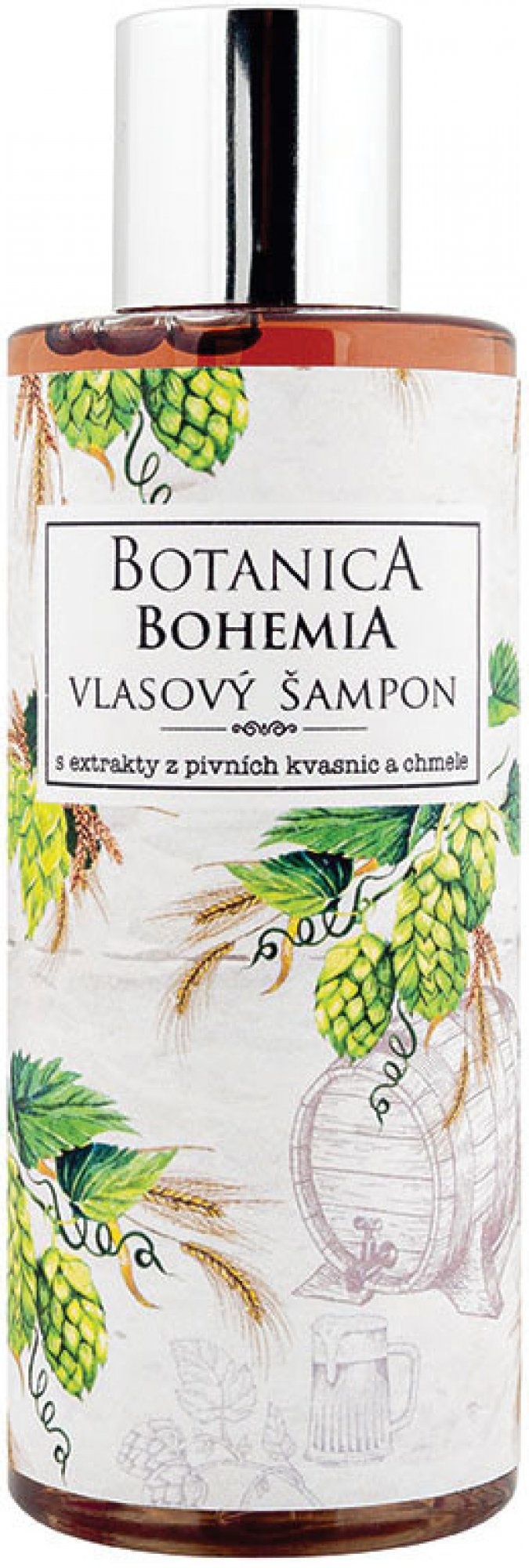 Botanica Bohemia Vlasový šampon 200 ml - s extrakty z pivních kvasnic a chmele