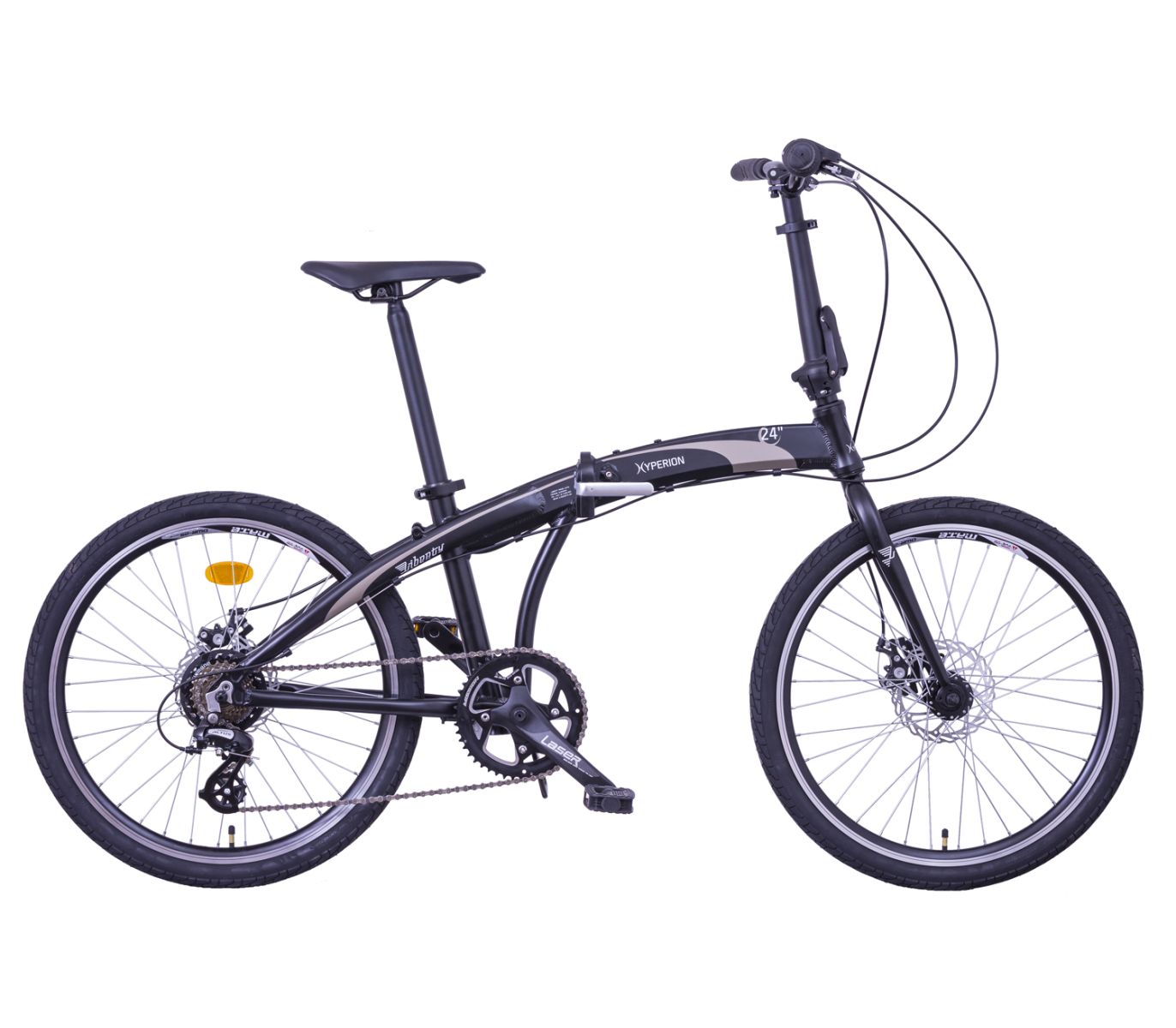 LIBERTY Skládací kolo HYPERION 7spd 24" 2026 černé