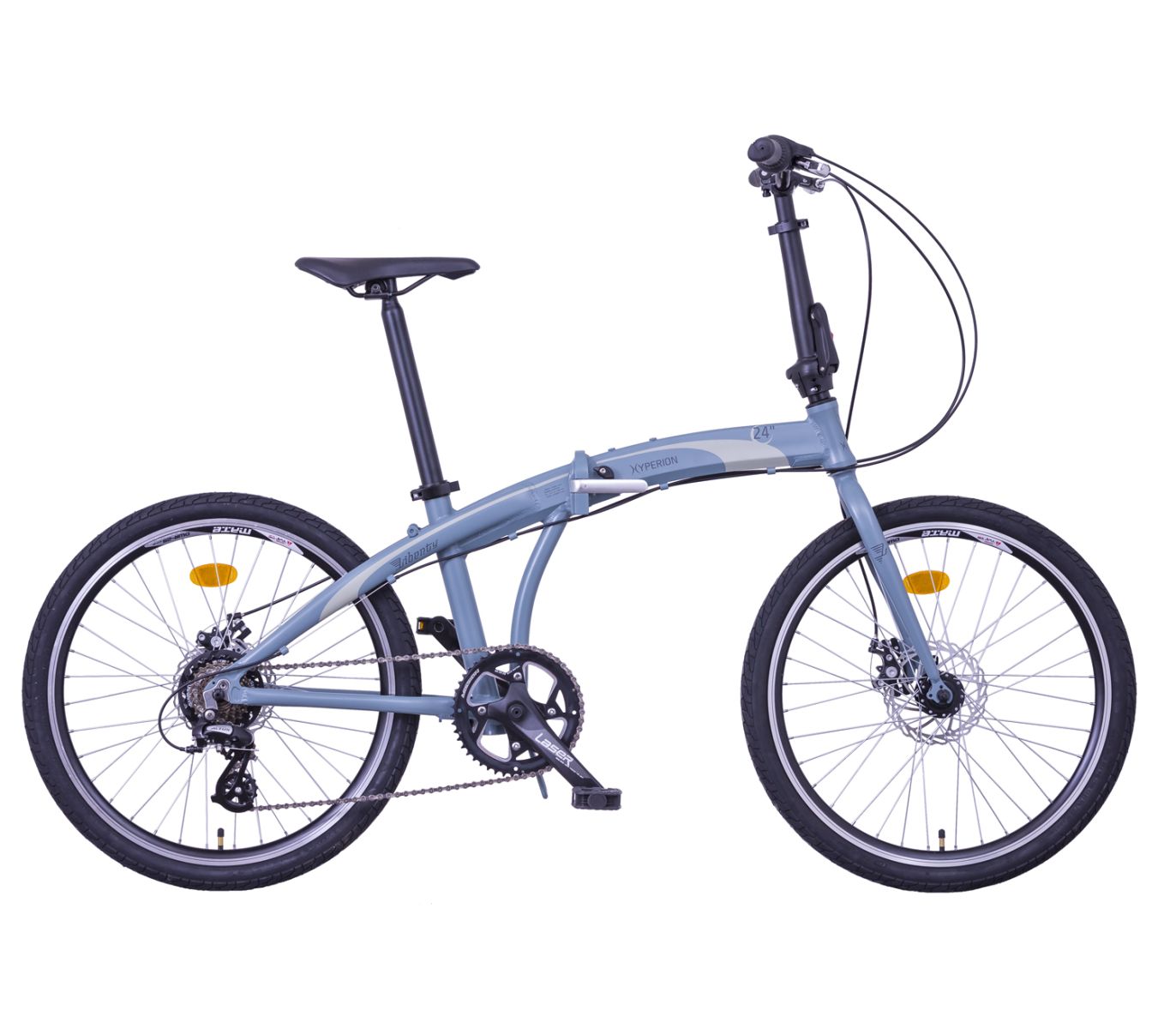 LIBERTY Skládací kolo HYPERION 7spd 24" 2026 šedé