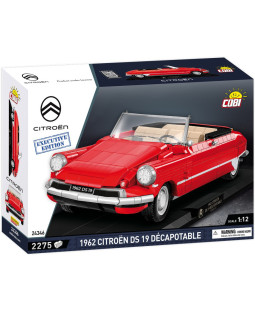 Cobi 24350 Citroen DS 19 Decapotable 1962, 1:12, 2275 kostek, EXECUTIVE EDITION