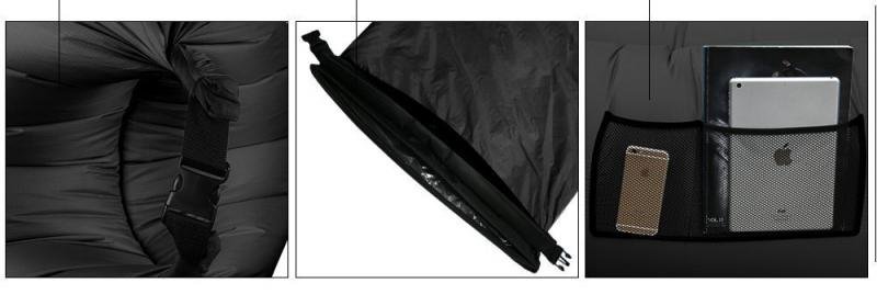 Nafukovací vak Sedco Sofair Pillow LAZY, Oranžový