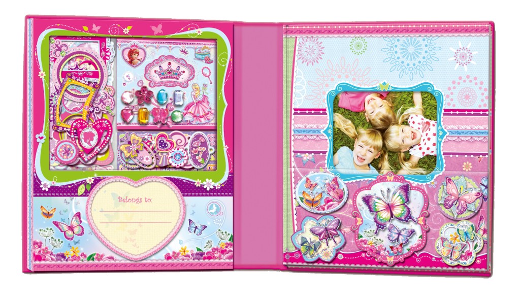 Scrapbook Kit, sada k tvorbě kreativního deníčku Motýlci