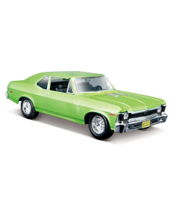 Maisto Chevrolet Nova SS (1970), metal světle zelená 1:24