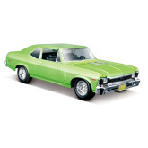 Maisto Chevrolet Nova SS (1970), metal světle zelená 1:24