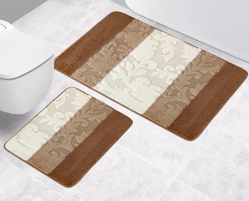 Bellatex SADA BANY bez výkroje Orion bílo-béžovo-hnědá, - 60x100,60x50cm
