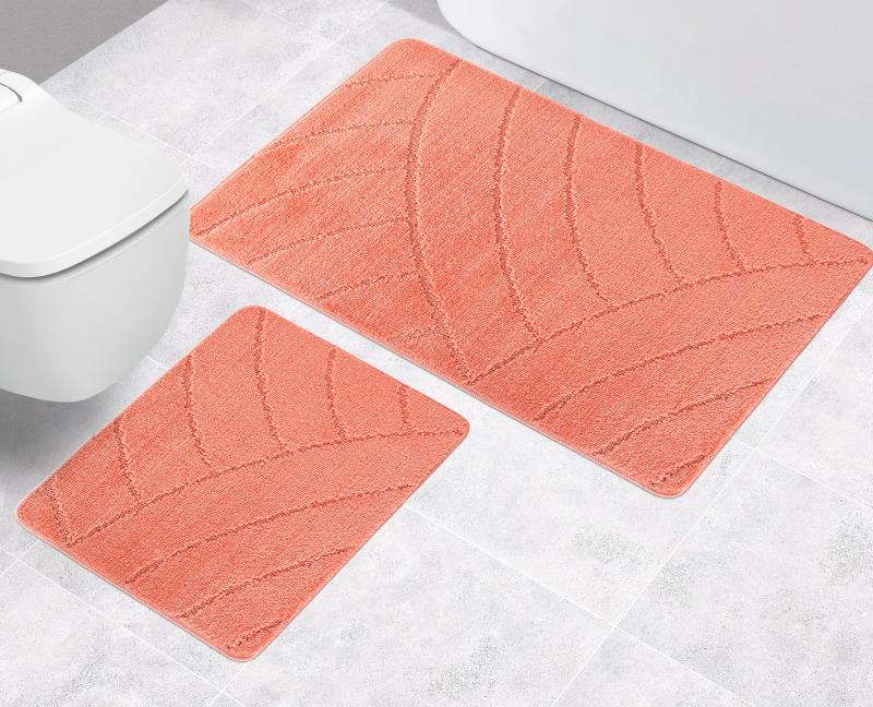 Bellatex SADA BANY bez výkroje Oblouky lososové - 60x100,60x50cm