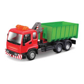 Bburago servisní vozidlo Hooklift and Crane Truck 1:43