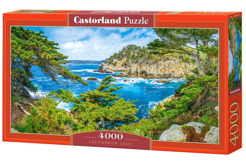 Castorland puzzle 4000 dílků - Kalifornské pobřeží