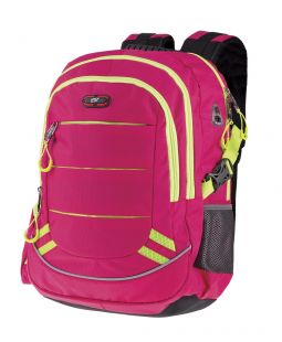 Easy školní batoh Pink and yellow 46 x 35 x 18 cm 