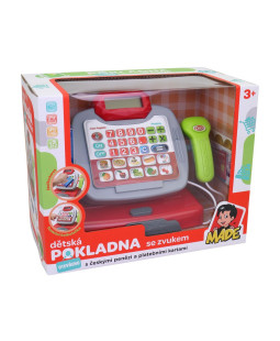 Made Pokladna na baterie, český design, 20 cm