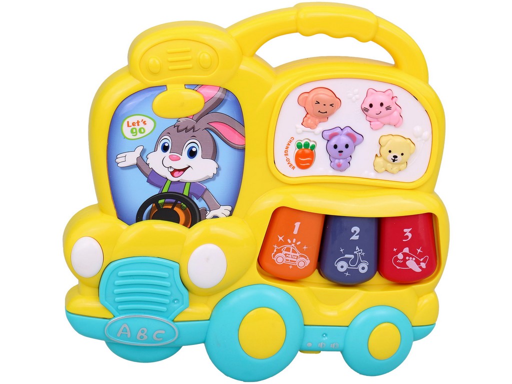 Made Piánko autobus, se světlem, hudbou a zvukem