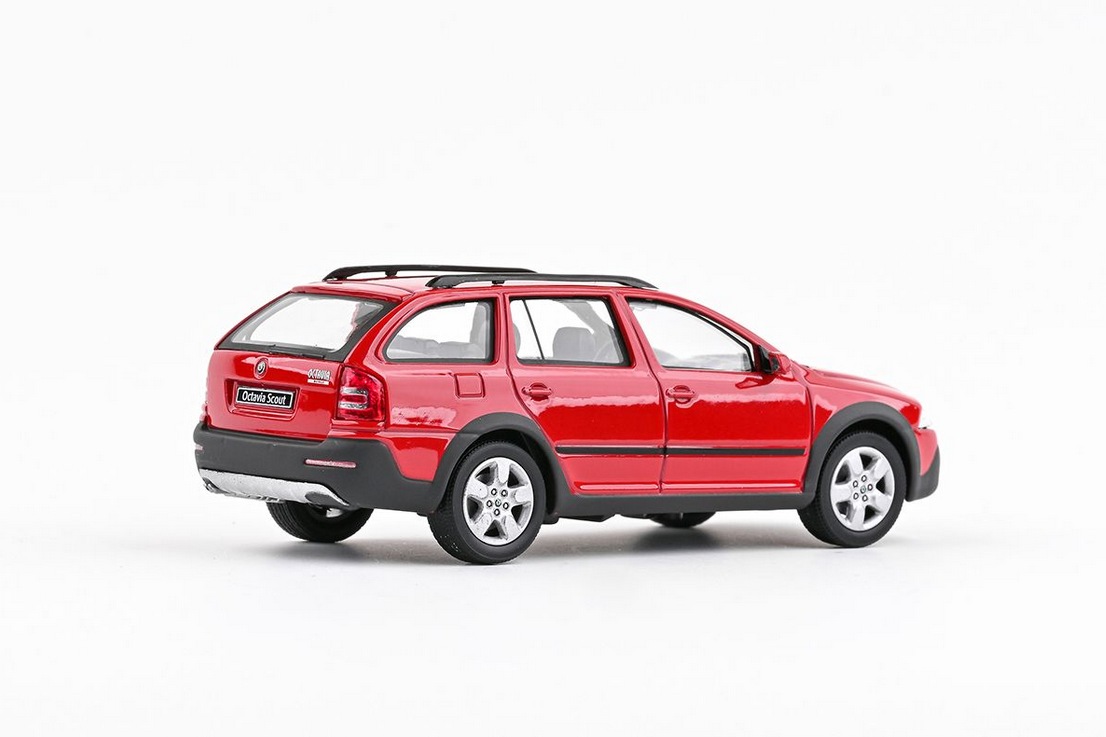 Škoda Octavia II Combi Scout (2007) Červená Corrida 1:43