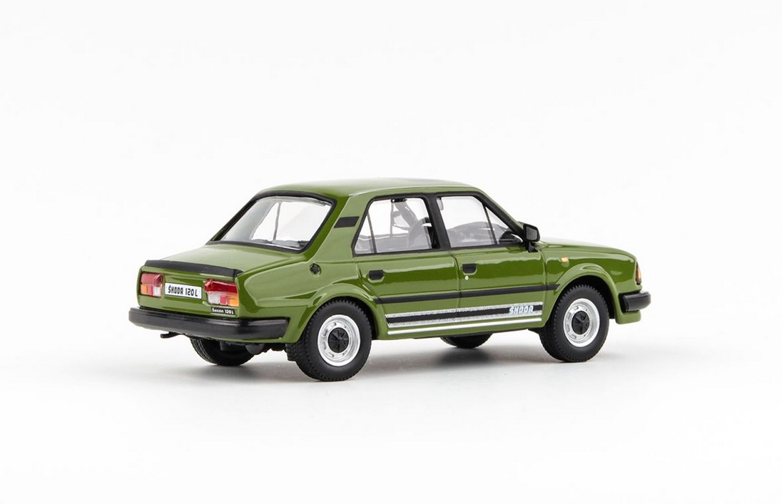 Abrex Škoda 120L (1984) Zelená Olivová 1:43