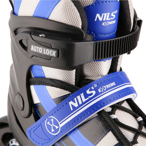 NILS Extreme NH18366A kolečkové brusle 2v1 černo-modré vel.S (31-34)