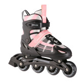 NILS Extreme NH18366A kolečkové brusle 2v1 černo-růžové vel.M (35-38)