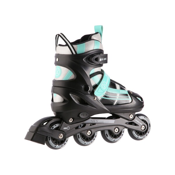 NILS Extreme NH18366A kolečkové brusle 2v1 černo-zelené vel.S (31-34)