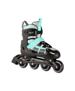 NILS Extreme NH18366A kolečkové brusle 2v1 černo-zelené vel.M (35-38)