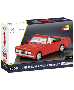 Cobi 24599 Opel Rekord C 1700L kabriolet, 1:35, 140 kostek