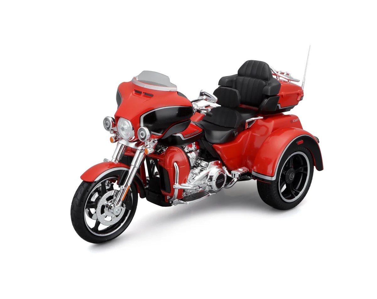 Maisto Harley Davidson 2021 CVO Tri Glide, metal oranžová 1:12