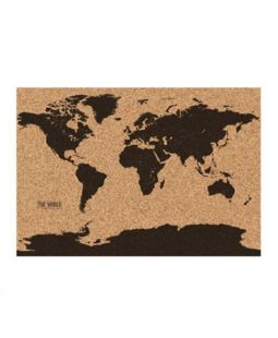 Korková mapa světa 82 x 58 cm