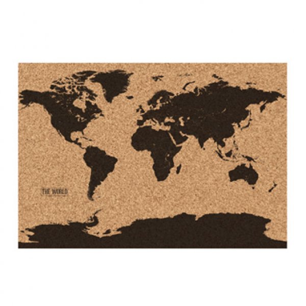 Gift Republic Korková mapa světa 82x58 cm