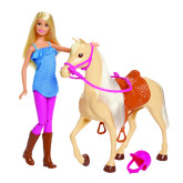 Mattel Barbie panenka s koněm 