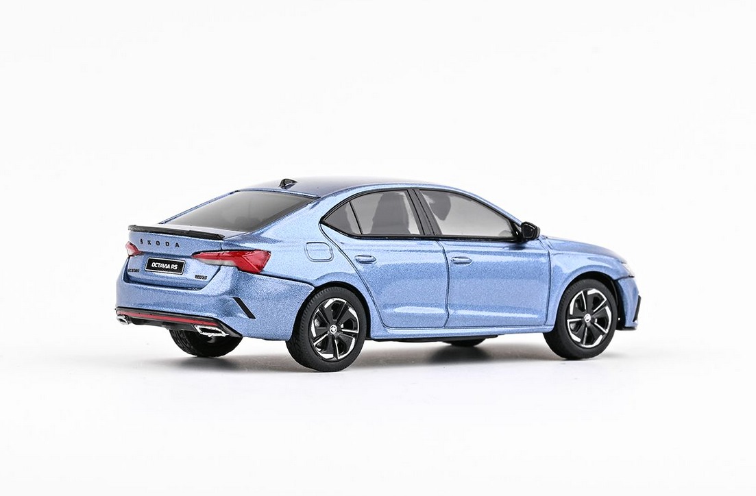 Abrex Škoda Octavia IV RS (2020) Modrá Water Metalíza 1:43