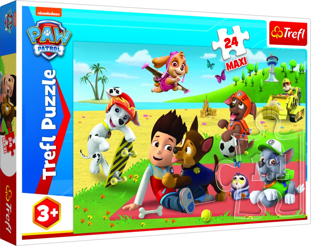 Trefl Tlapková patrola MAXI Puzzle 24 dílků