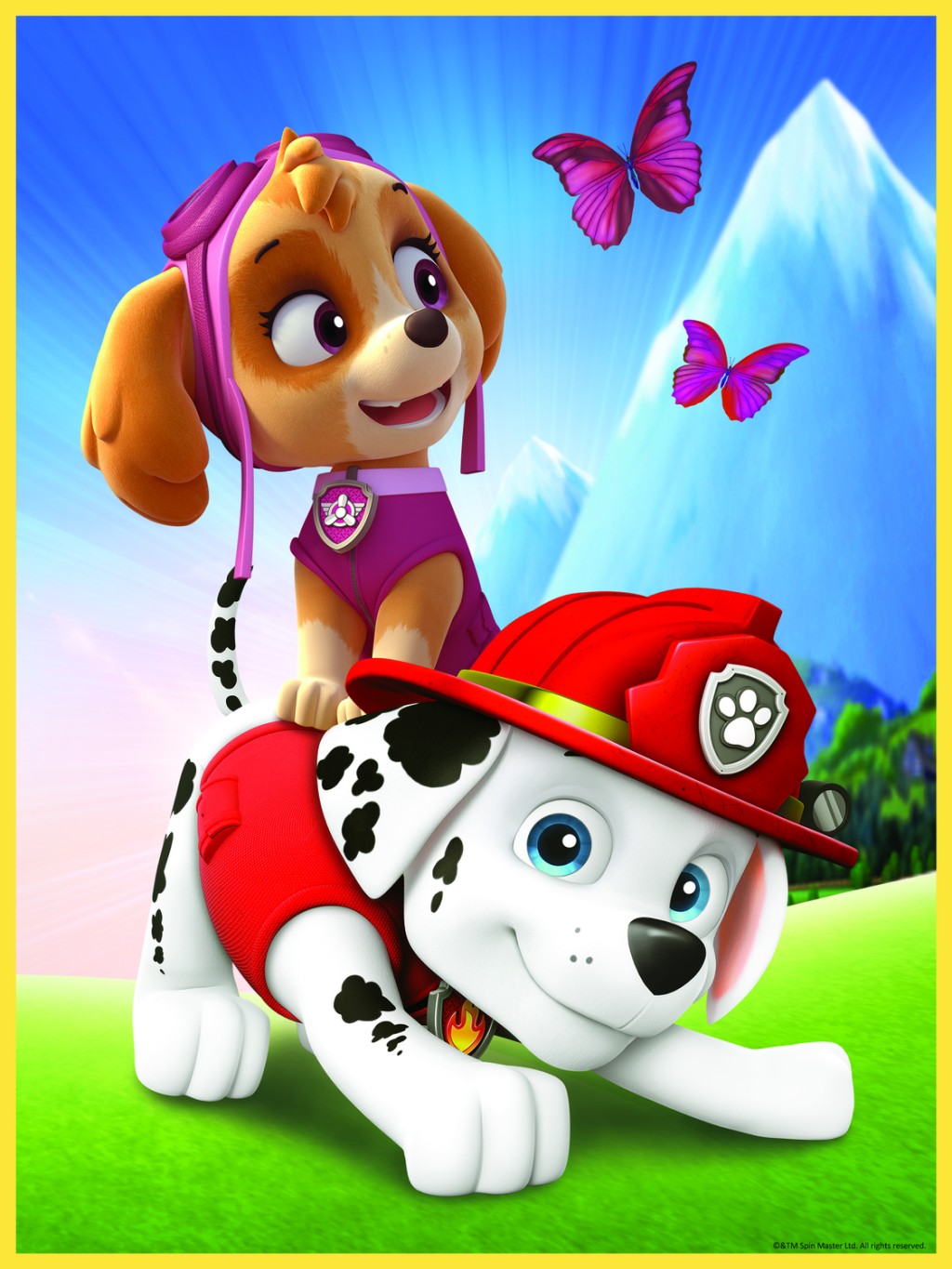 Tref Puzzle Tlapková patrola Baby Maxi 2x10 dílků