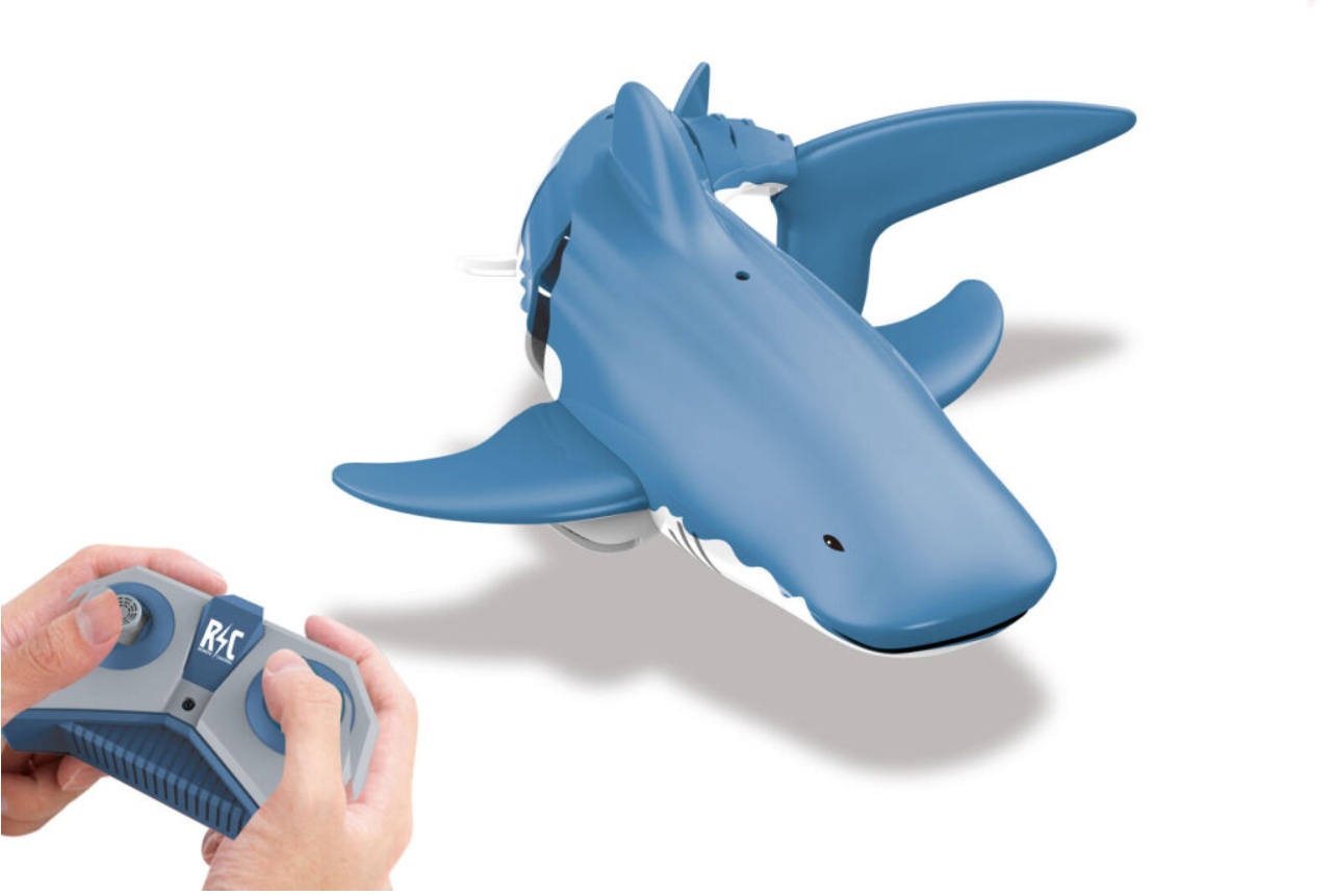 Wiky RC Žralok bílý do vody 35 cm