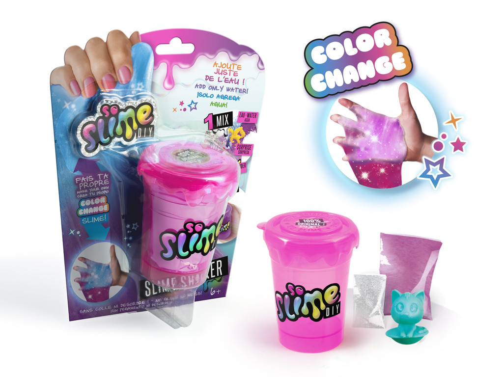 EPEE So Slime Shaker mění barvu, 1 pack, růžový