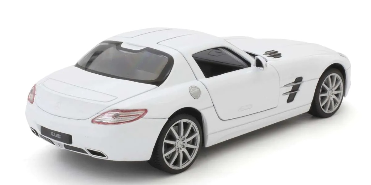 Welly Mercedes Benz SLS AMG bílý 1:24
