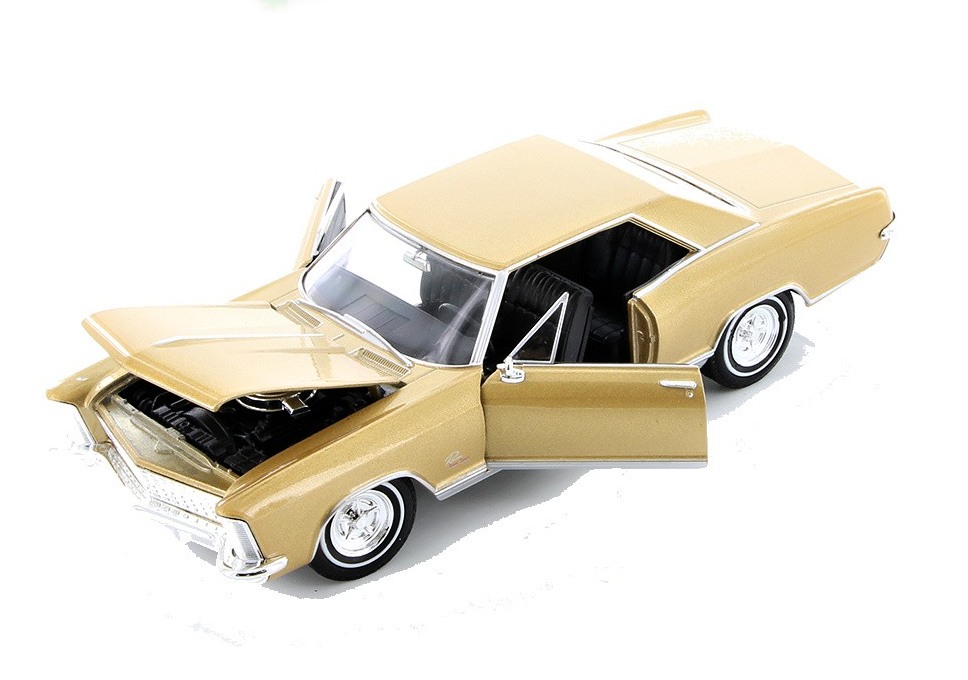Welly Buick Riviera 1965 Gran Sport, Zlatý, 1:24
