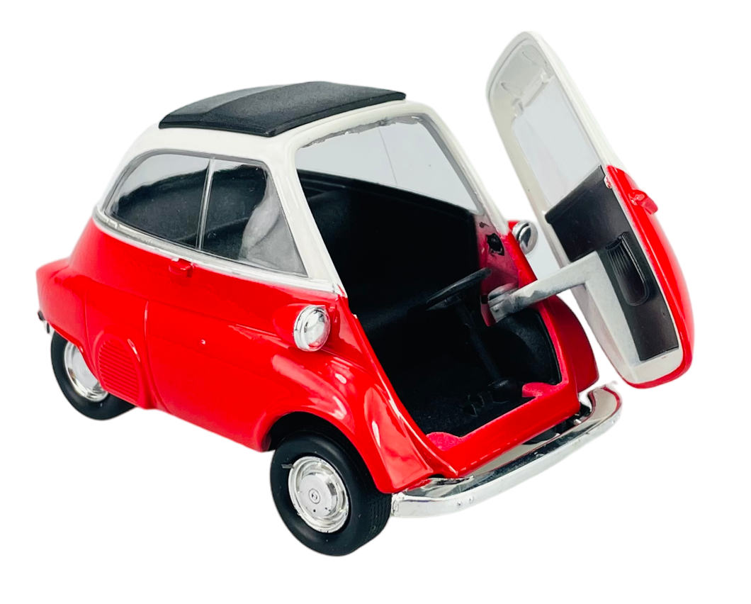 Welly BMW Isetta, červená 1:34