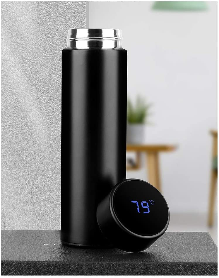 Nerezová termoska SMART LCD, černá, 500 ml