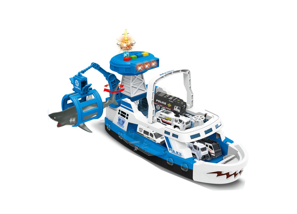 Alltoys Policejní loď, hrací set chyť žraloka