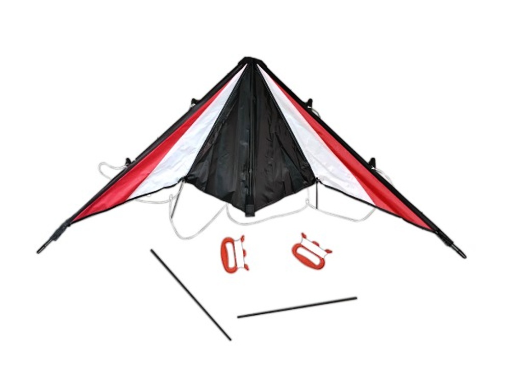Letající drak nylon barevný, 130x65cm v sáčku