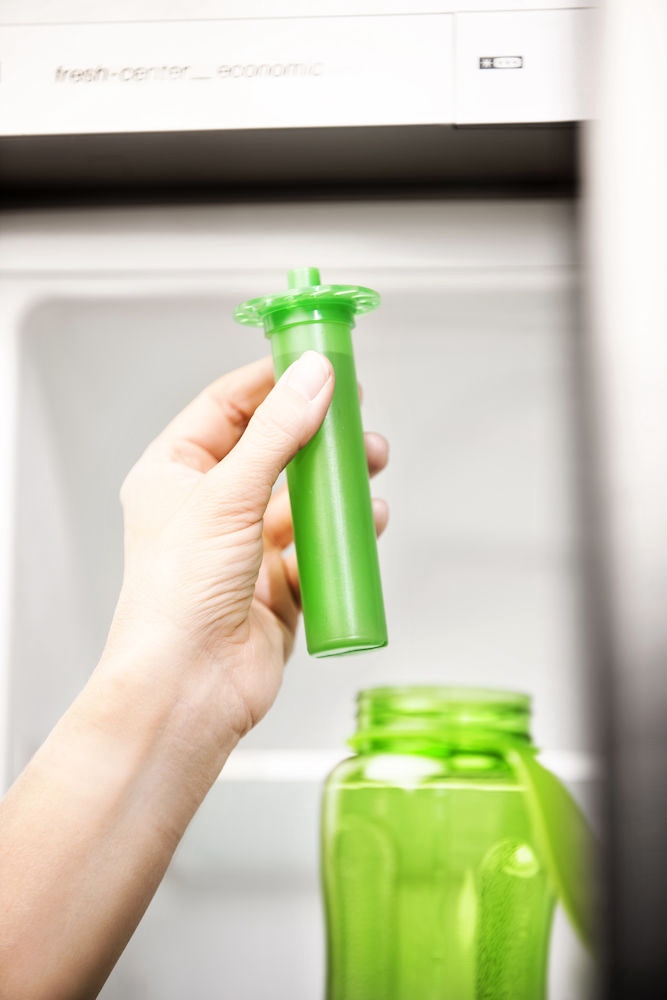 Samochladící láhev SAGAFORM Self-Cooling Bottle, Zelená 520 ml.