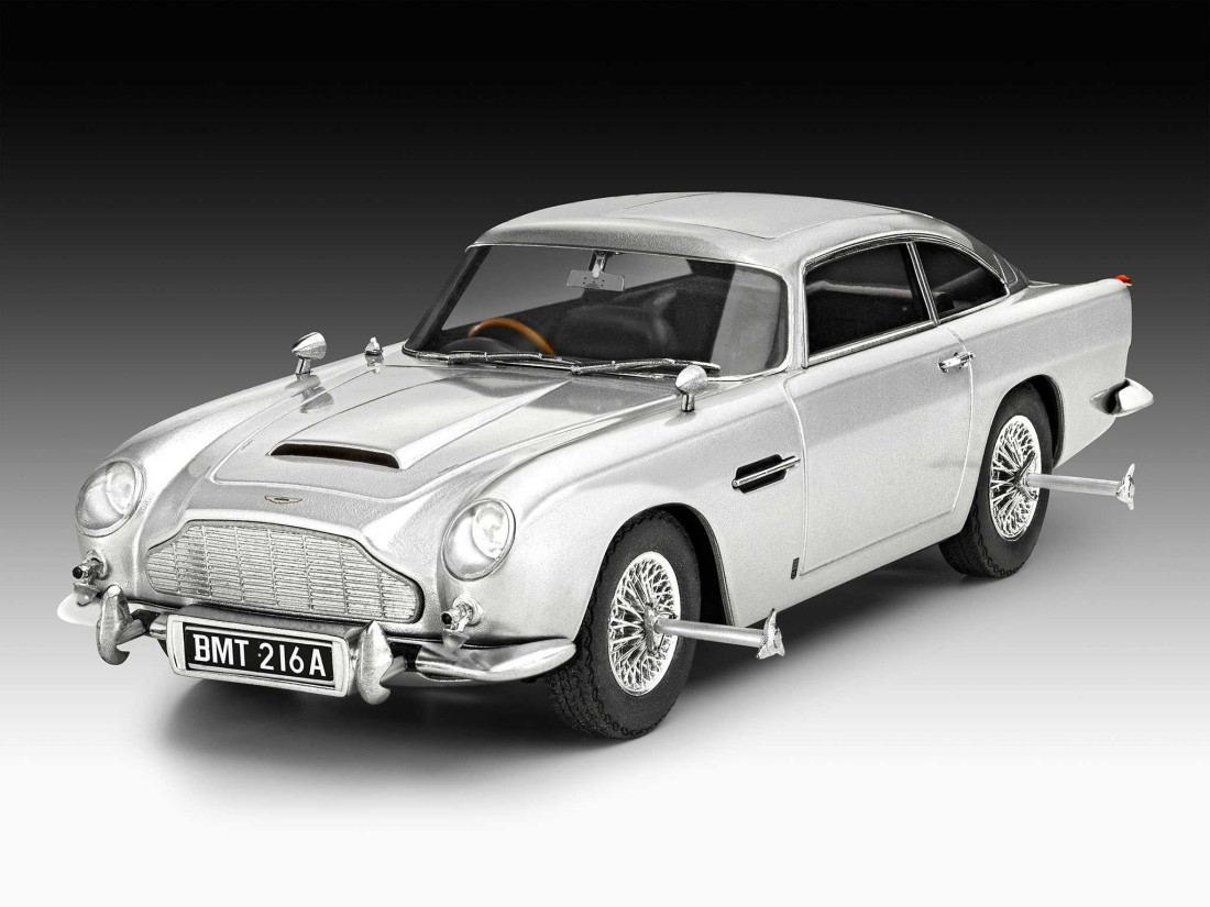 Revell Aston Martin DB5, James Bond 007 - Goldfinger (Easy-Click System, Model Set) 1:24