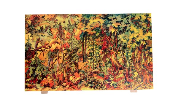 Stilet Loutkové pohádková divadlo s papírovými postavičkami, 52x32x6cm