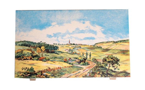 Stilet Loutkové pohádková divadlo s papírovými postavičkami, 52x32x6cm